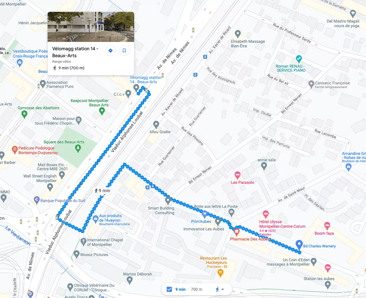 Prêt pour une balade à vélo à Montpellier
