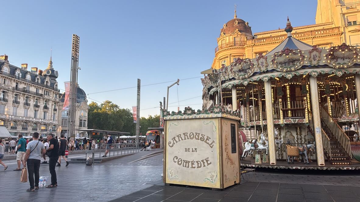 Le carrousel de la place de la Comédie