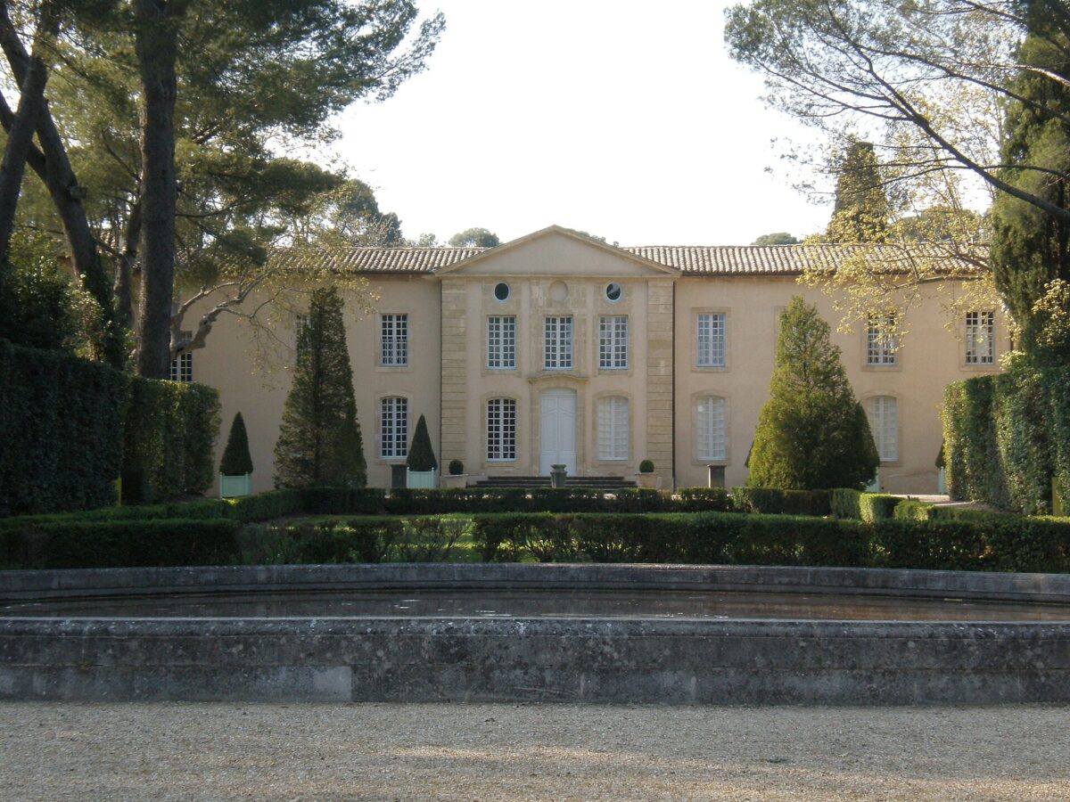 Façade du château d’O et bassin, Domaine d’O à Montpellier
